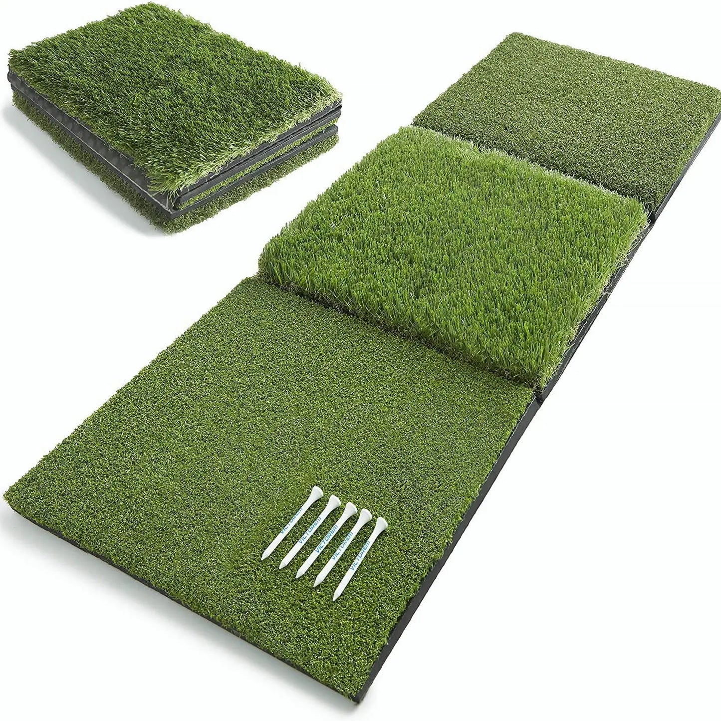 Three Turf Hitting Mat
